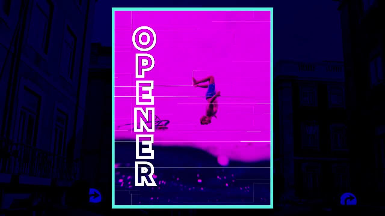 时尚设计文本动画和丰富多彩的过渡效果素材库精选pr模板