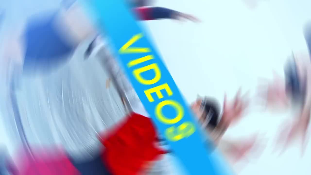 具有现代感和创意动画的体育介绍素材库精选AE模板