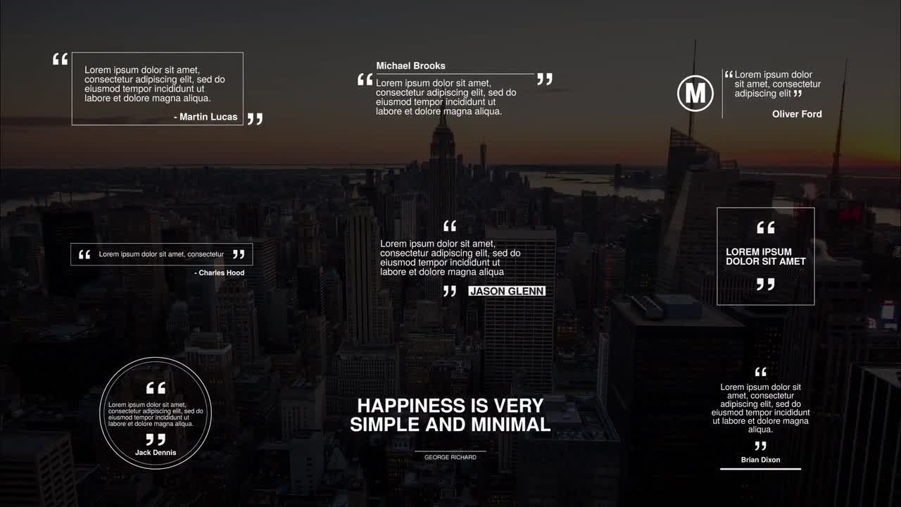 9个精美的短标题动画字幕特效素材库推荐PR模板