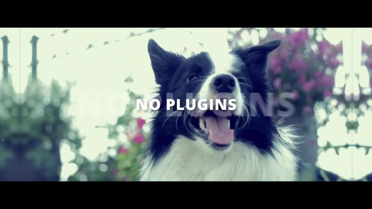 快速简单动态图文展示片头素材库精选AE模板