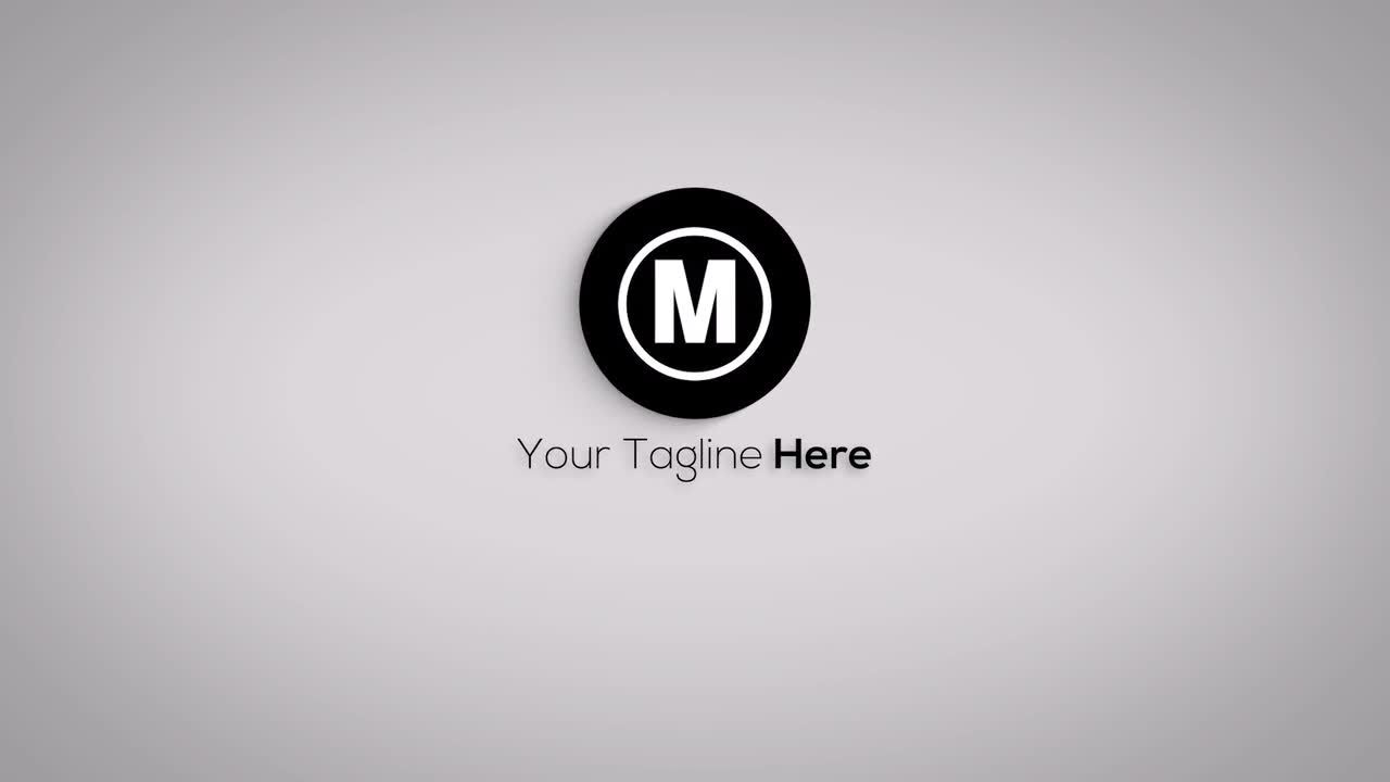 优雅的徽标展示素材库推荐PR模板