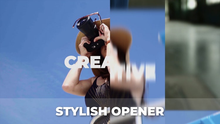 时尚的动态开场白FCPX模板