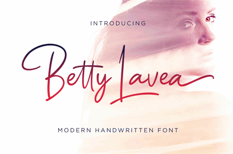 Betty Lavea font素材之家精选英文字体