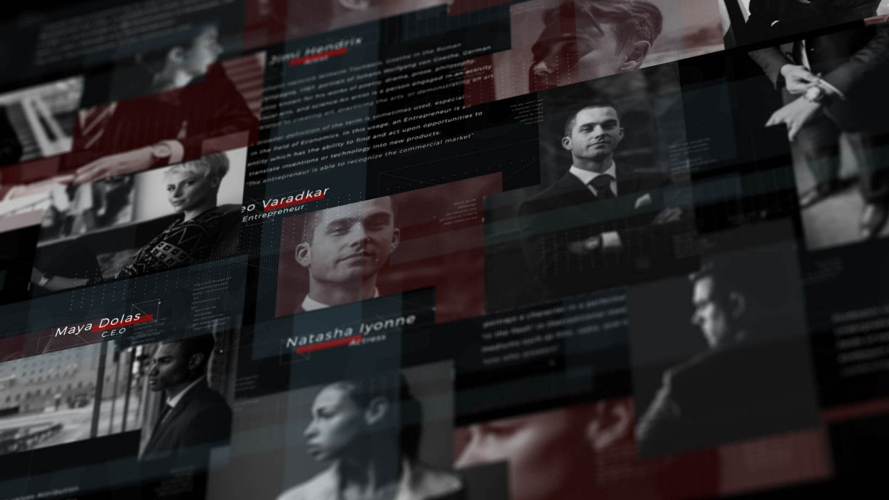 企业幻灯片动态动画素材库精选AE模板