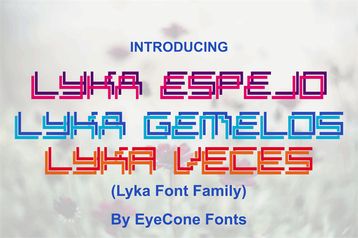 Lyka Espejo font插图1 Lyka Espejo font插图1