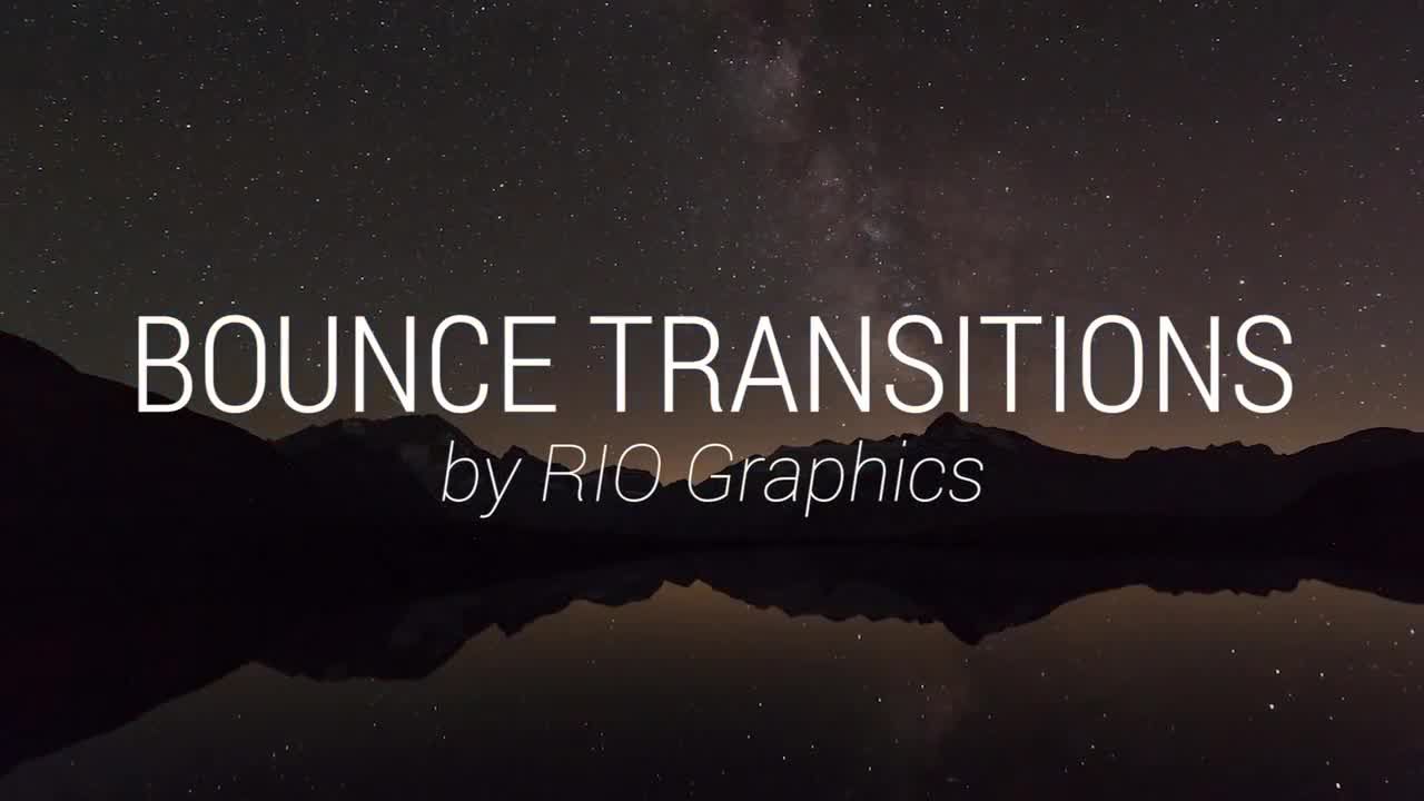 14个弹性转换动画效果素材库推荐PR模板