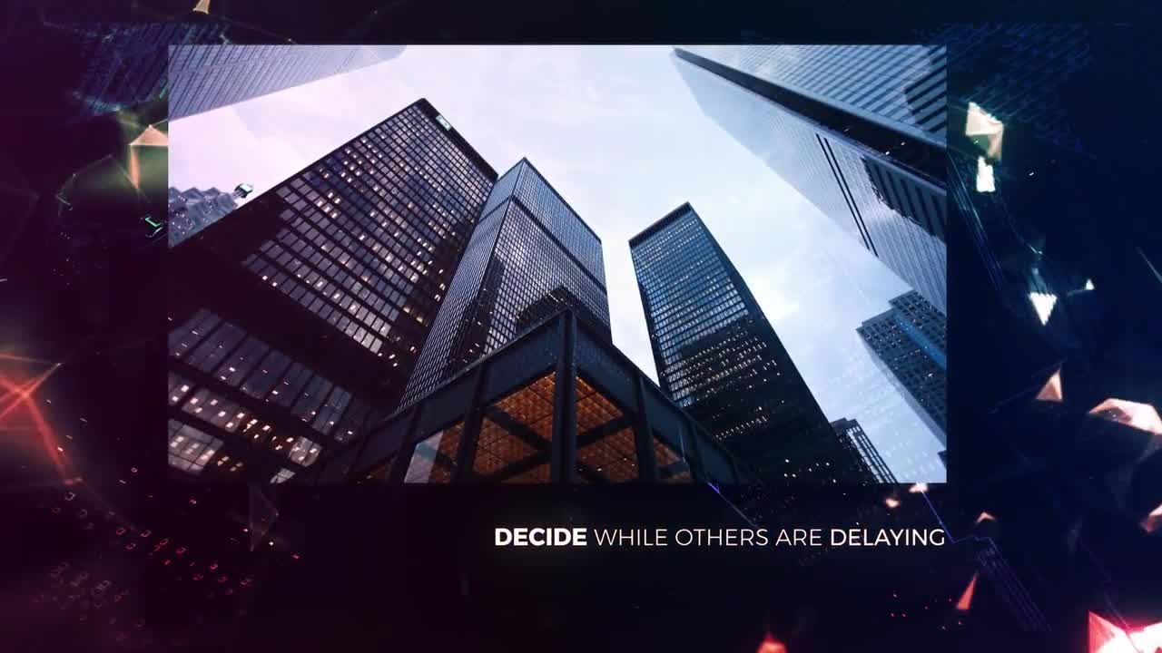 现代文本动画和时尚的过渡效果灵感幻灯片素材库精选AE模板