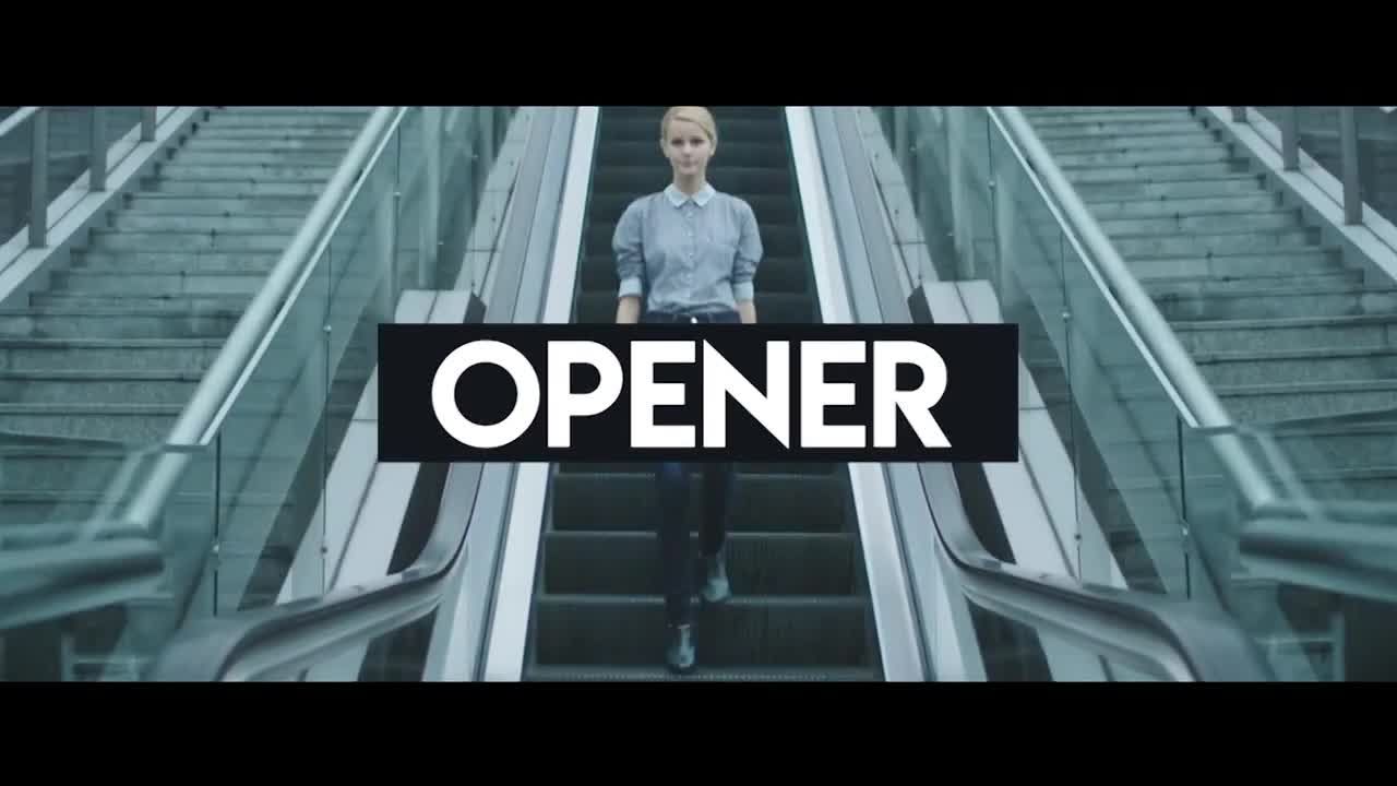 时尚靓丽风格宣传开场Pr模板