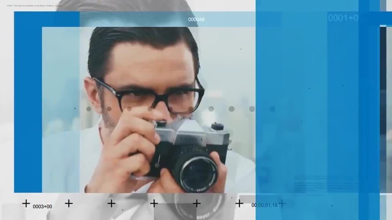 现代商务公司会议开场视频素材库精选AE模板