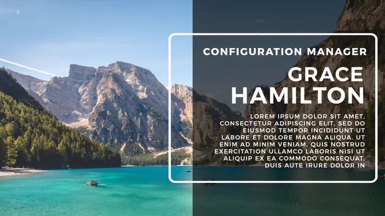 10个设计时尚幻灯片素材库精选AE模板