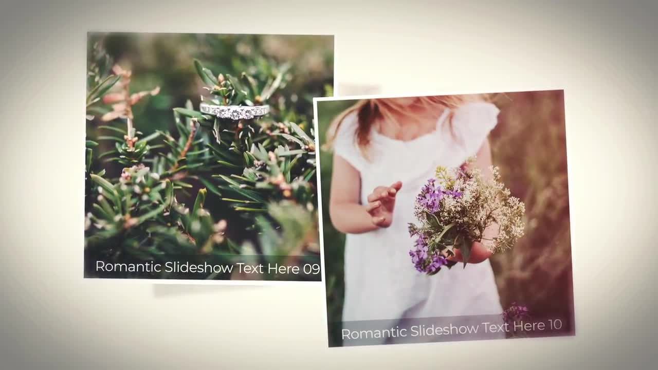 美好的浪漫时刻幻灯片素材库精选AE模板