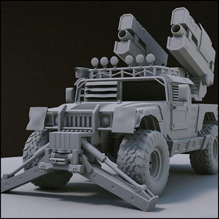 ACV Bulldog低多边形素材之家精选3D模型