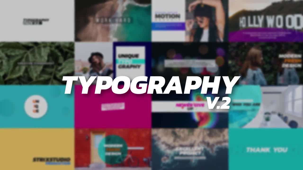 16个平滑的全屏标题促销幻灯片素材库精选AE模板