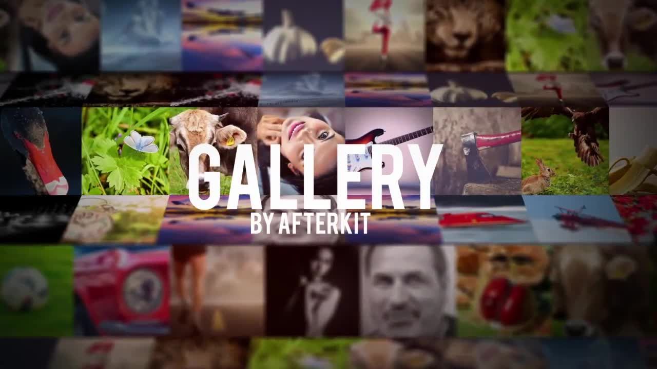 创意3D画廊素材库精选AE模板