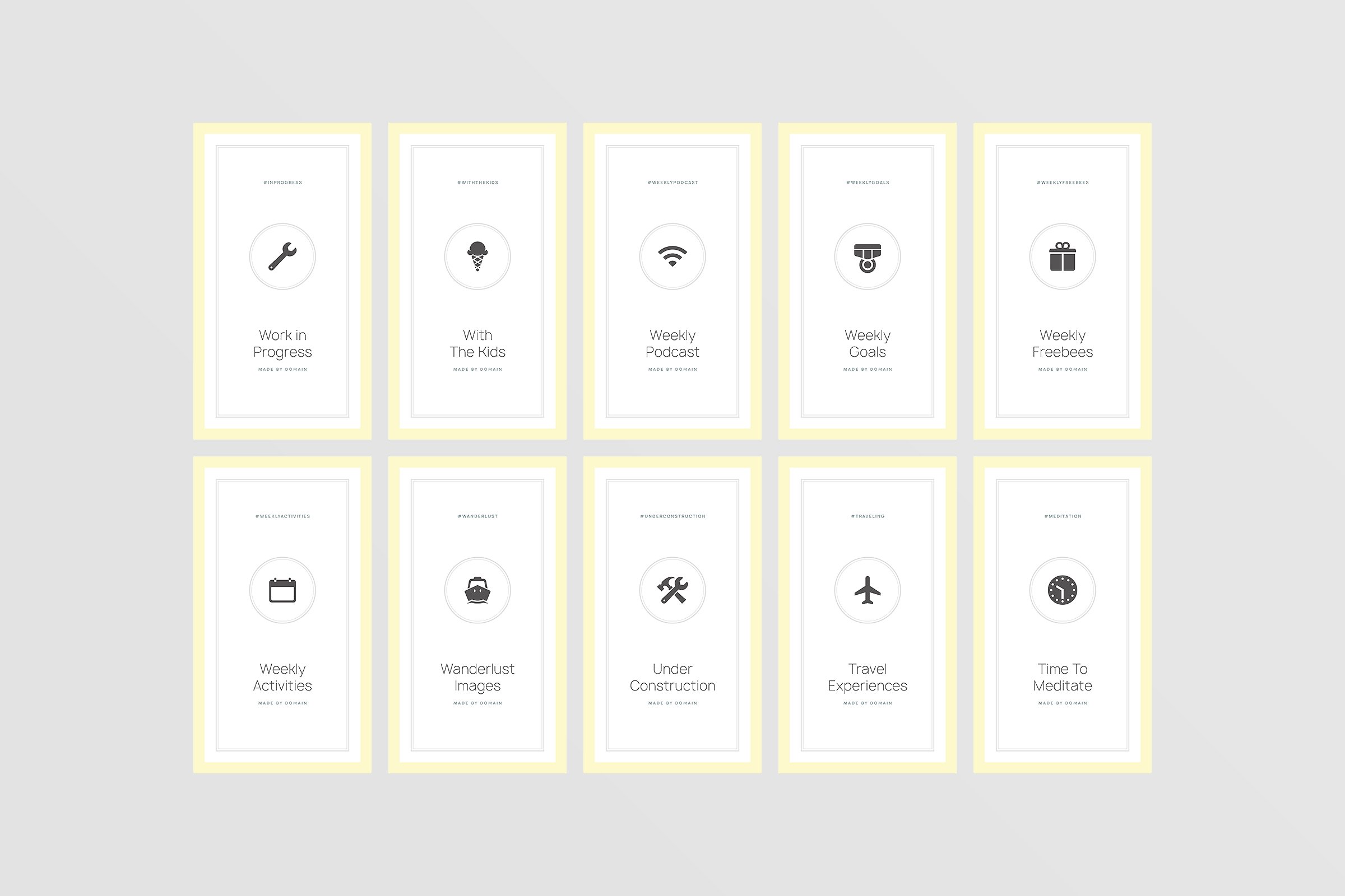 Instagram等新媒体社交媒体文章贴图设计模板素材库精选 Seattle Instagram Highlights插图(11)