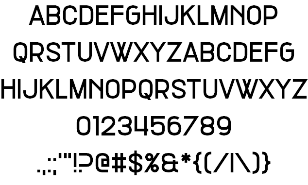 Car Lock font插图1