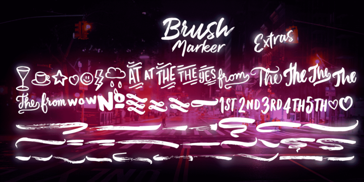 Brush Marker Font插图7
