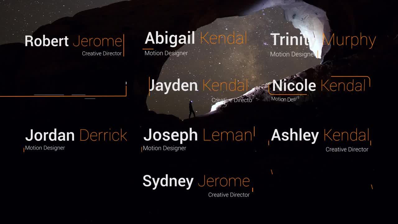 12个现代干净动画标题素材库精选AE模板