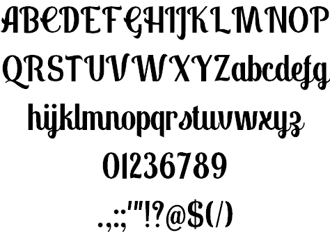 Panettone DEMO font插图1