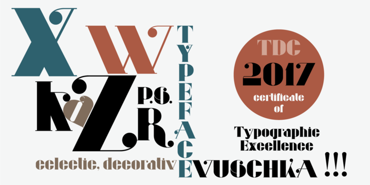 Evuschka Font素材之家精选英文字体