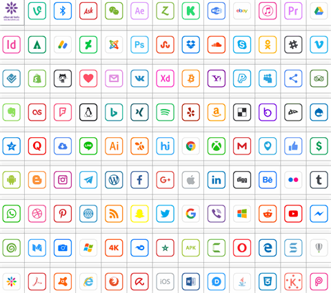 Icons 2019 font素材之家精选英文字体