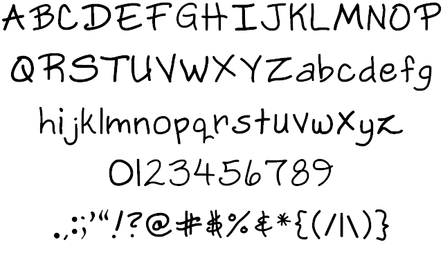 Ks Dont Blame Me font插图3 Ks Dont Blame Me font插图3