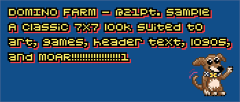 Domino Farm font素材之家精选英文字体