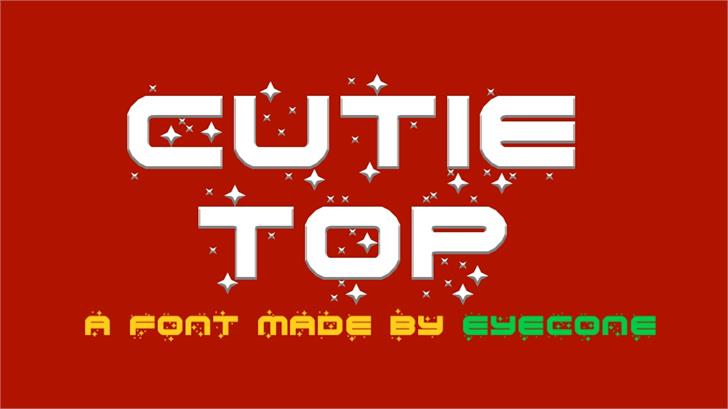 Cutie Top font插图1 Cutie Top font插图1