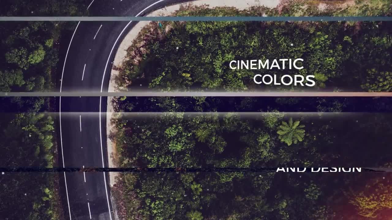 优雅时尚的图形切割幻灯片开场素材库推荐PR模板