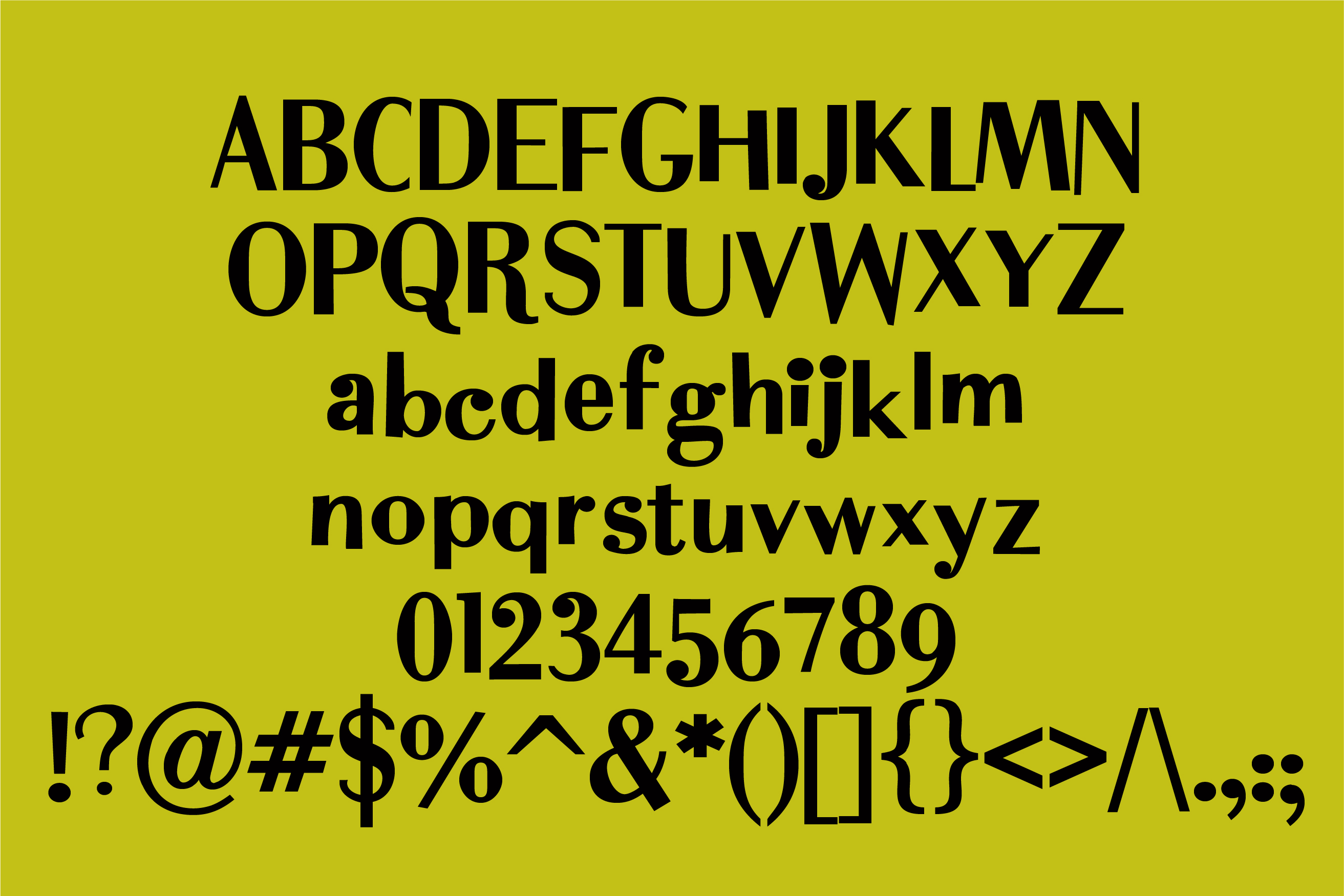 ZP Dirty Martini Regular Font插图2