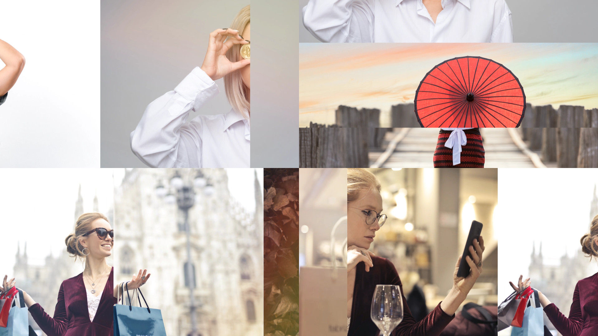 简单拼贴幻灯片动画素材库精选AE模板