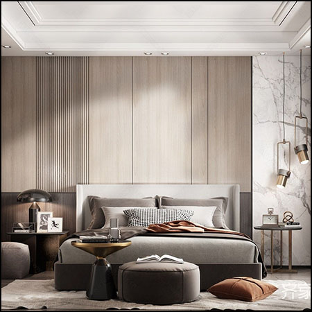 现代卧室场景素材之家精选3D模型11