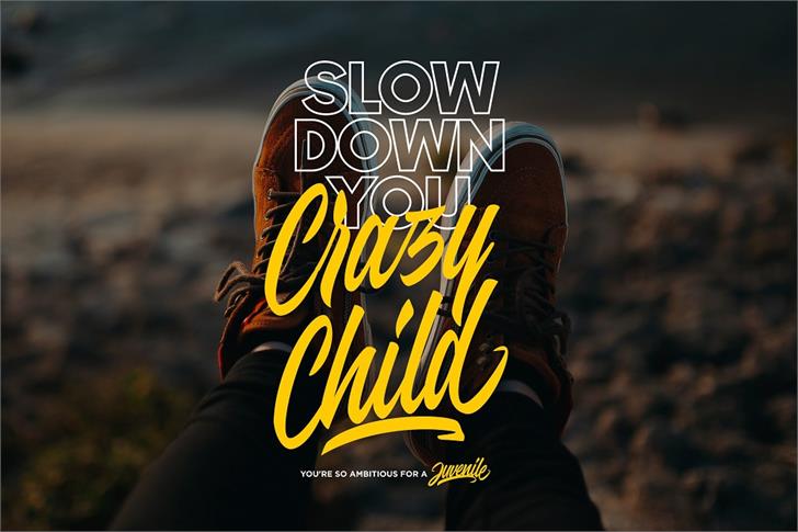 Juvenile personal use font插图1