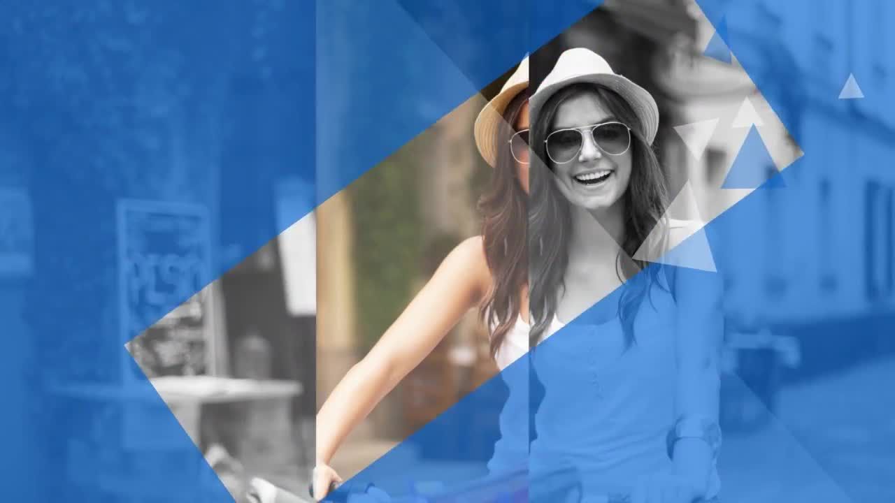 色彩丰富且现代的动态幻灯片素材库精选AE模板