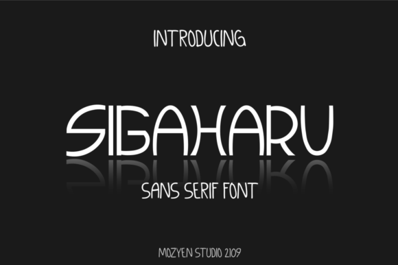 Sigaharu Font素材之家精选英文字体