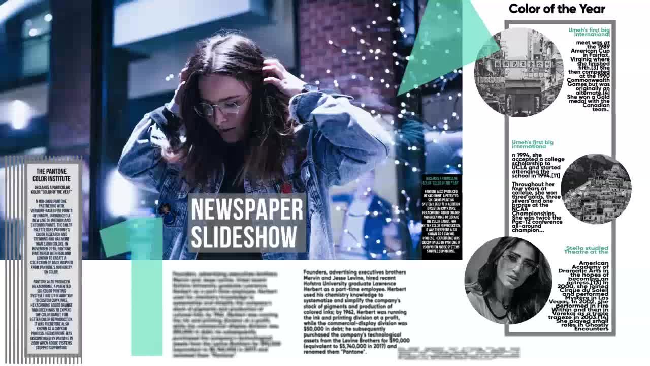 现代设计开场平滑过渡效果素材库精选AE模板