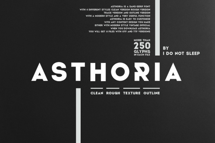Asthoria Font Family插图