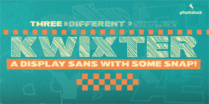 Kwixter Sketch font插图