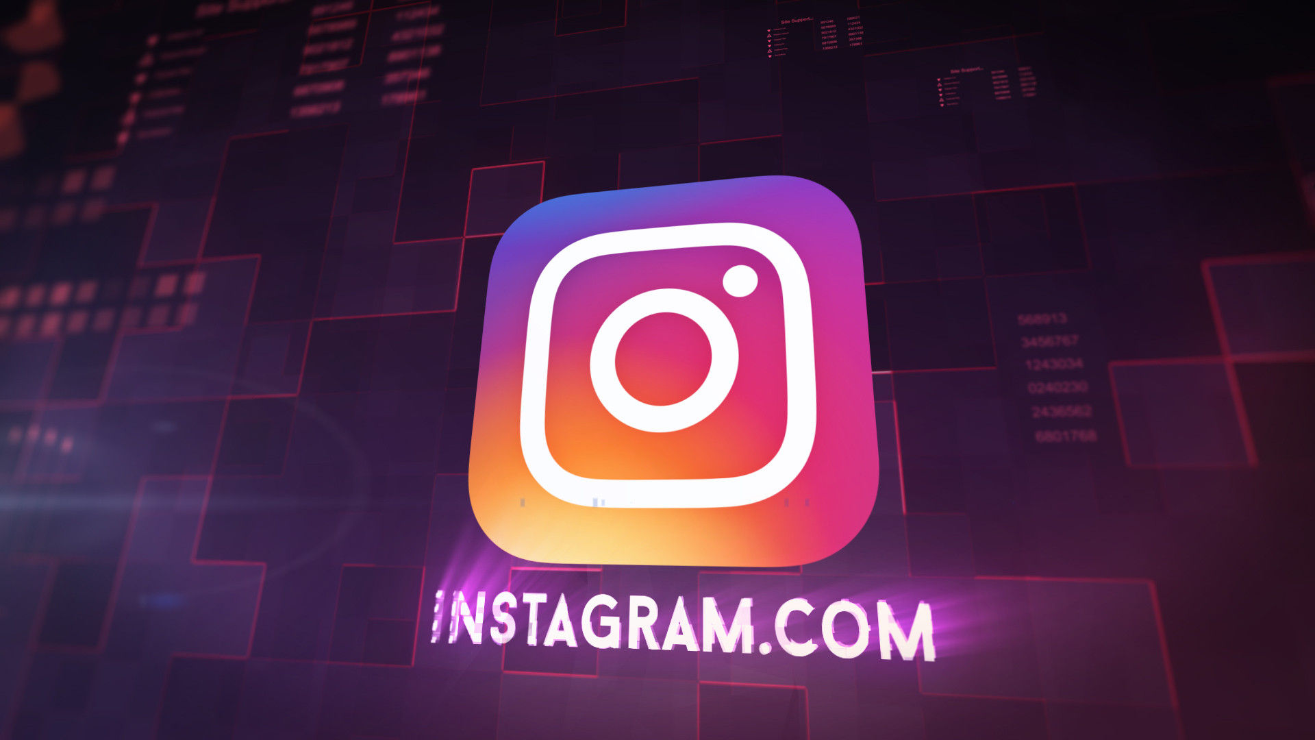 方形徽标显示素材库精选AE模板