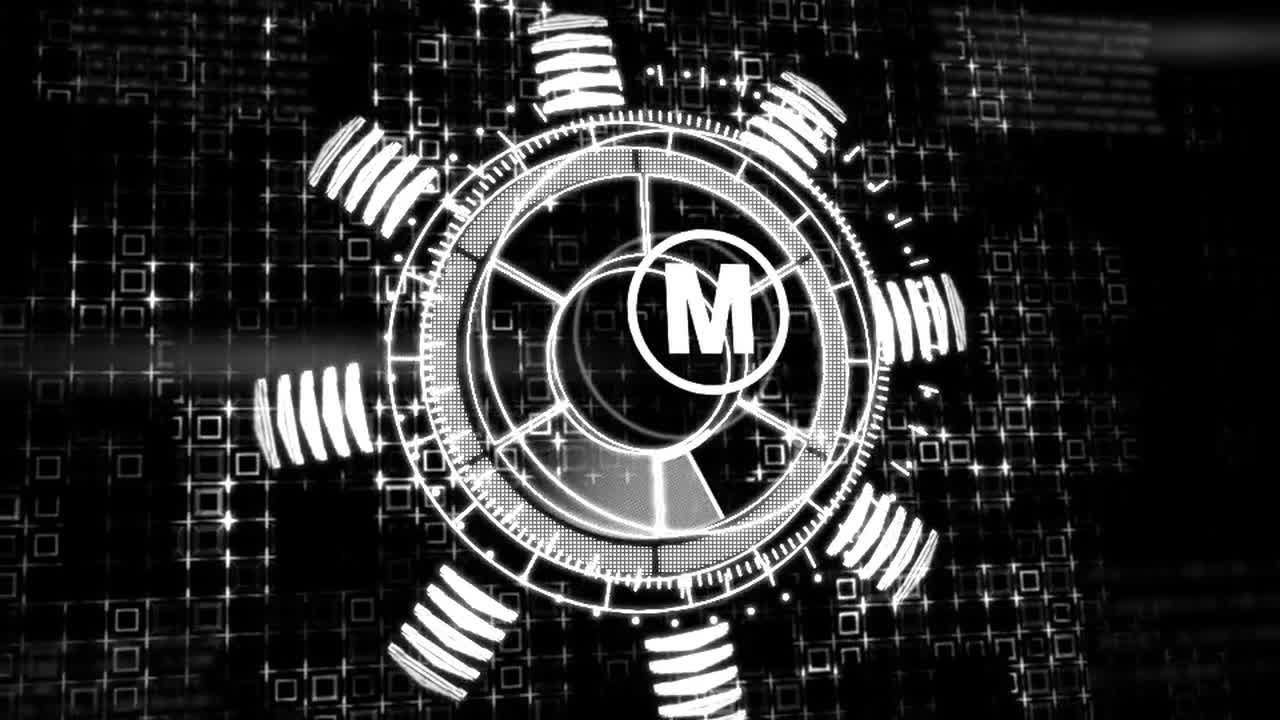 史诗高科技HUD徽标显示素材库精选AE模板