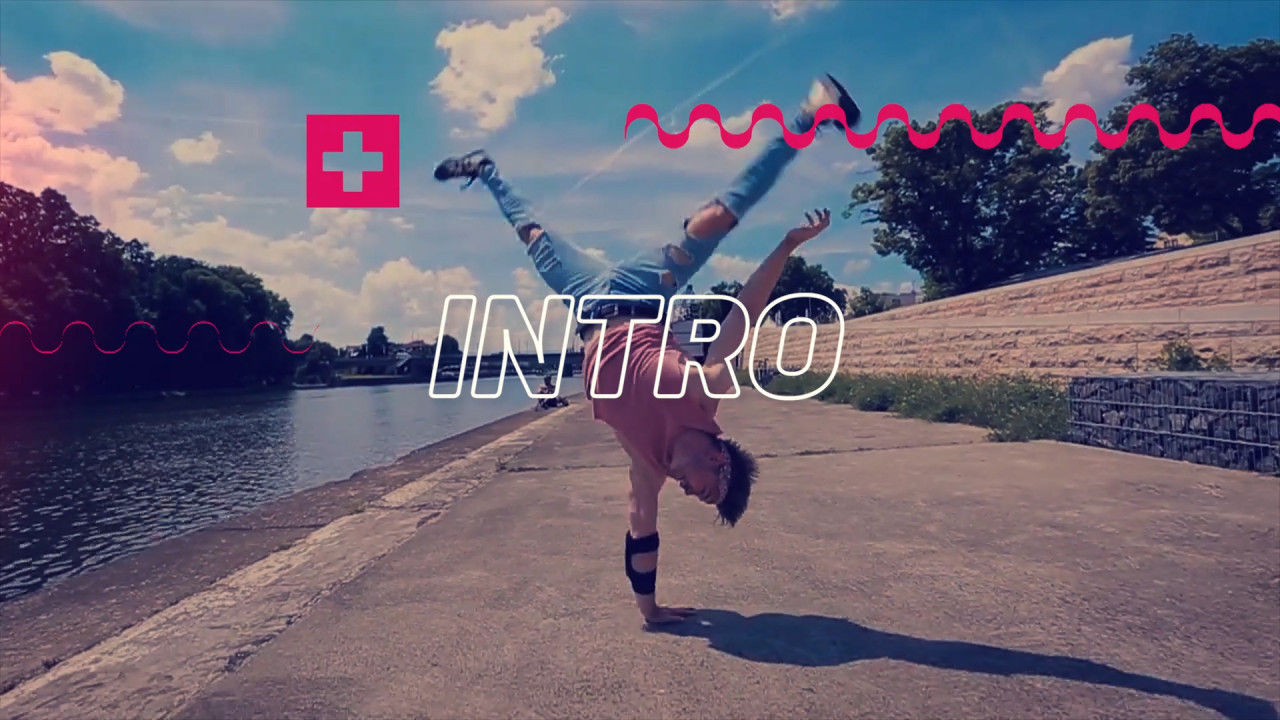 时尚动感活力动感街舞PR模板