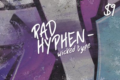 Rad Hyphen Font素材之家精选英文字体