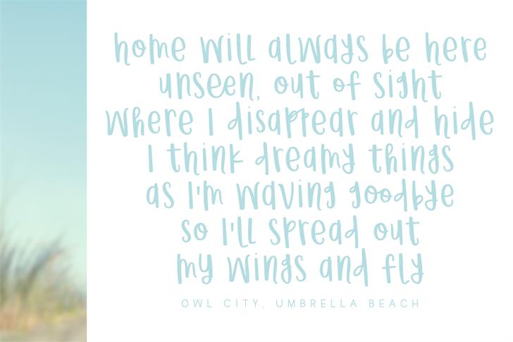 Submarine Beach font插图2