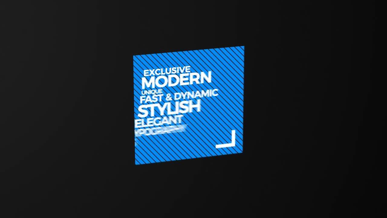 灵活个性趣味动态动画排版标题素材库精选AE模板