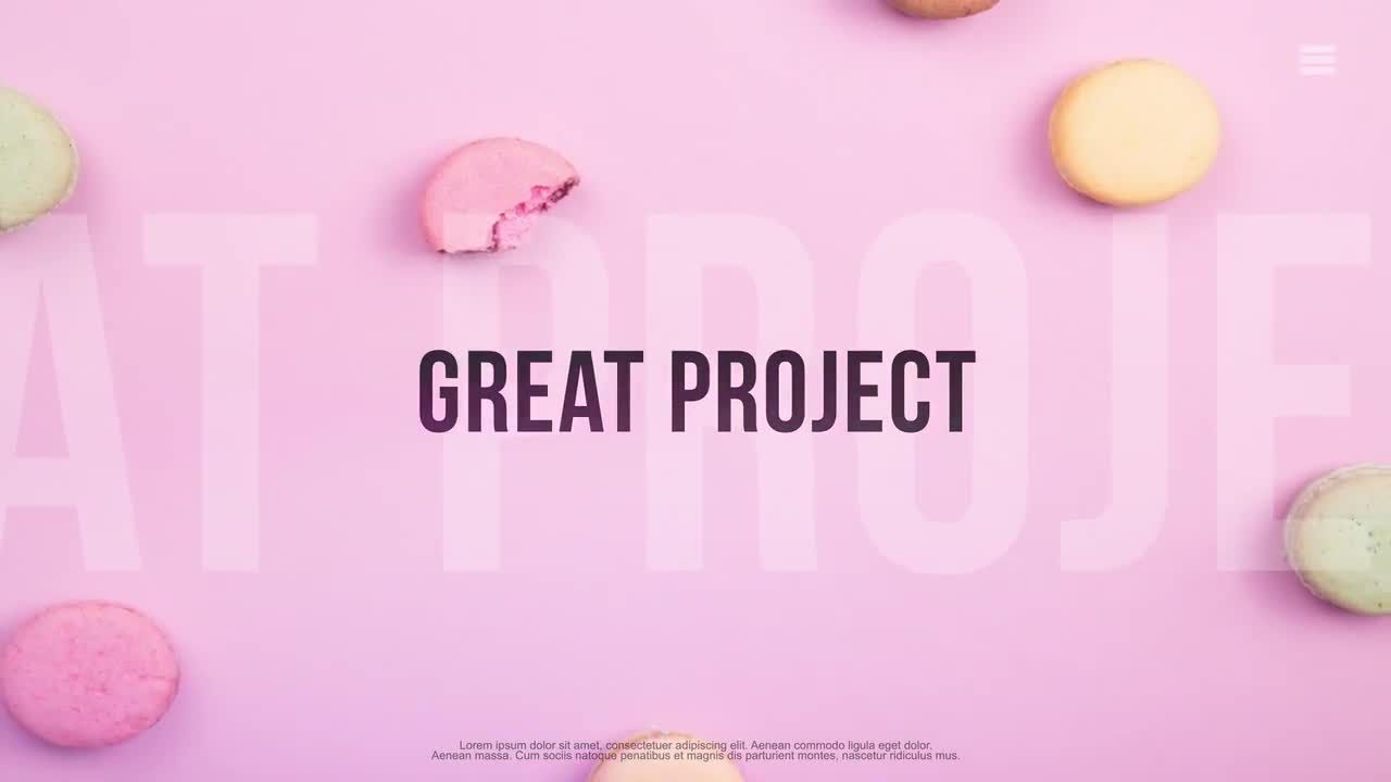 简小幻灯片介绍素材库精选AE模板