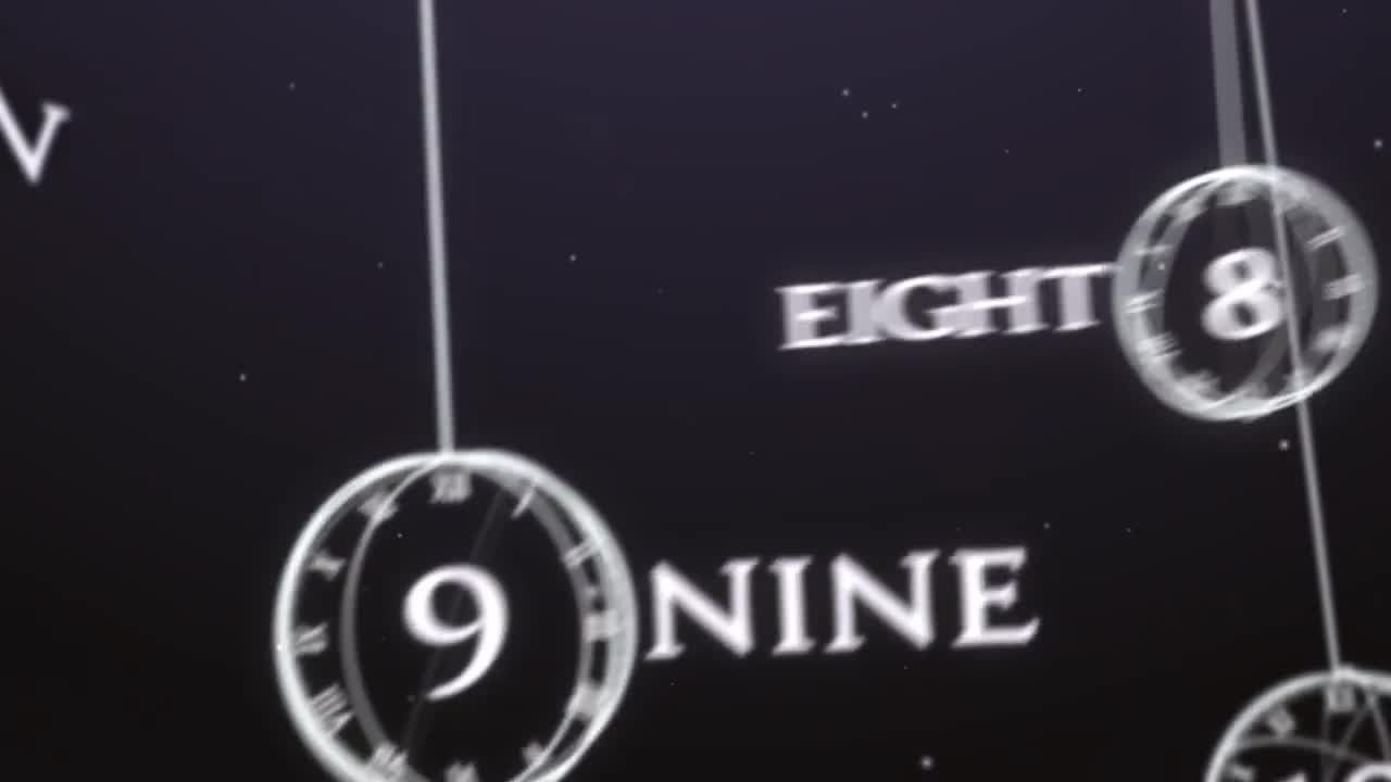 华丽的新年倒计时素材库精选AE模板