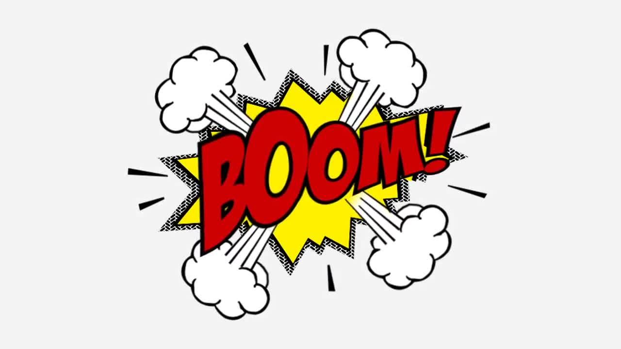 30个动态漫画泡泡素材库精选AE模板