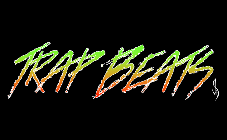 Trap Beats font插图 Trap Beats font插图