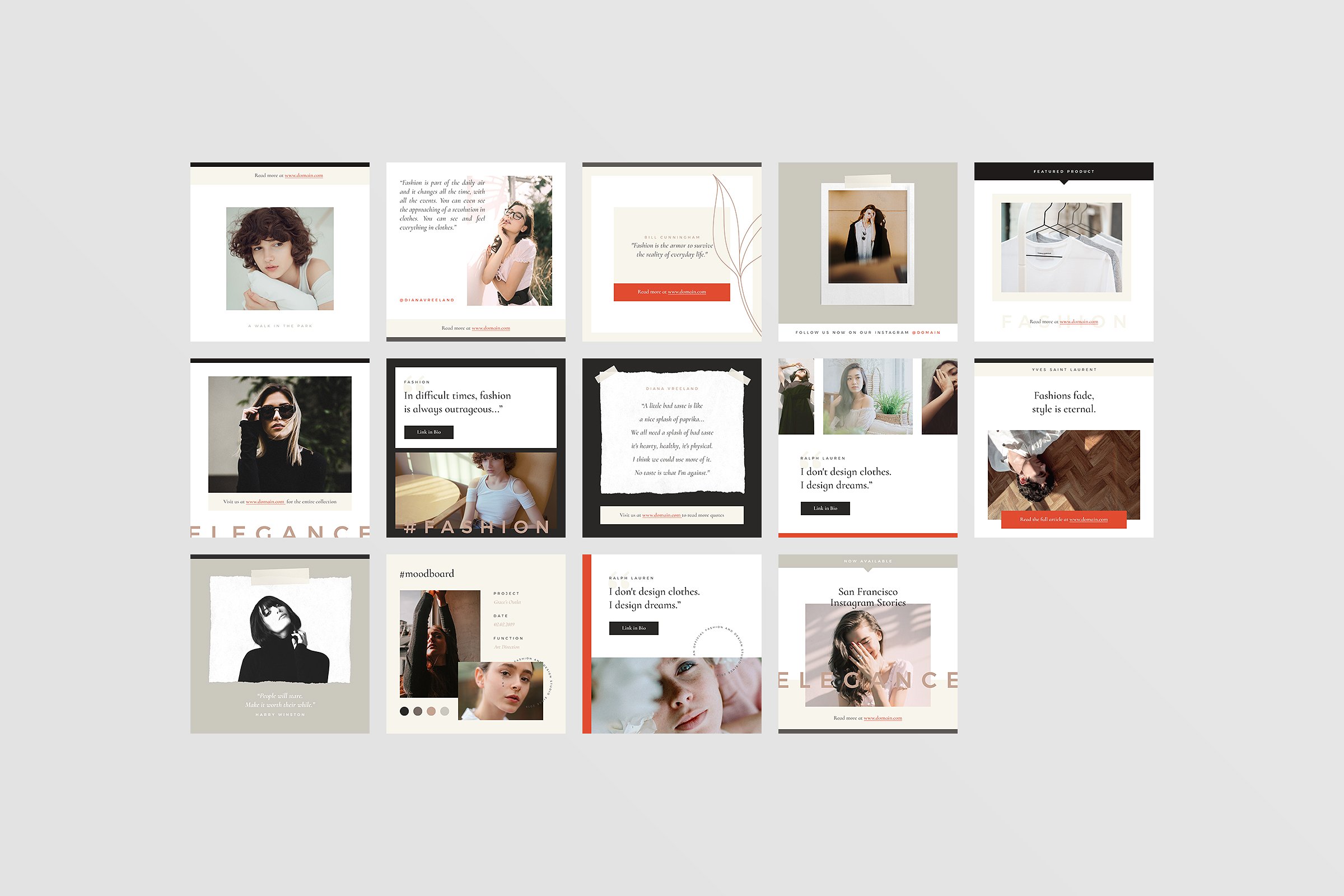 时尚大片社交媒体贴图模板素材库精选 San Francisco Social Media Pack插图(8)