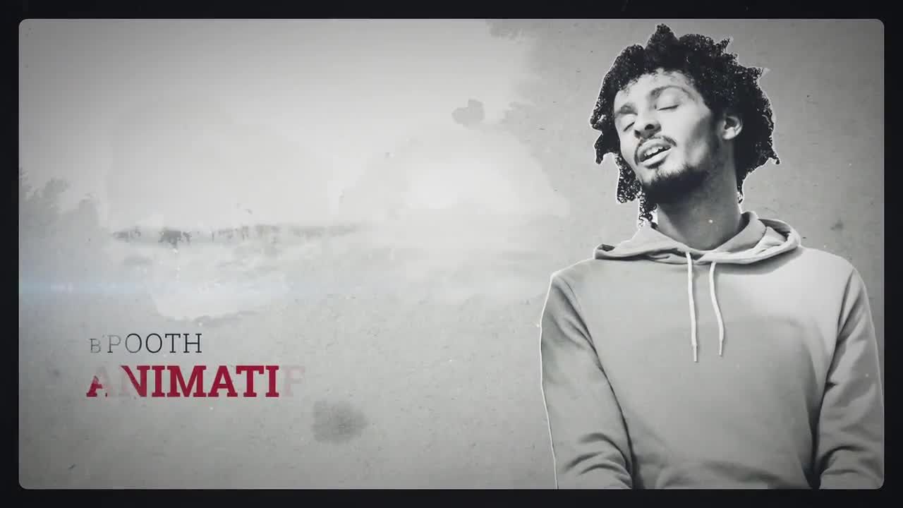 侦探特工暗灰效果标题素材库精选AE模板